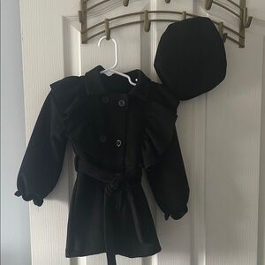 SHEIN Black Toddler Coat